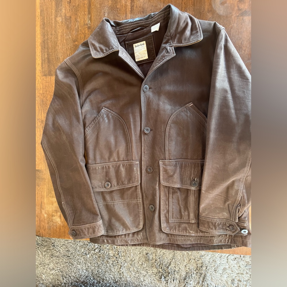 Timberland Leather Coat